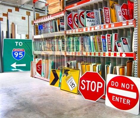 First Sign has 1000s of Signs in stock. Trafffic, Safety, Property Managment, and Waterway signs at www.firstsign.com