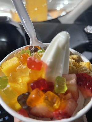 Medium Yogurt with 5 Toppings