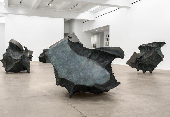 Installation view of works by Giuseppe Penone