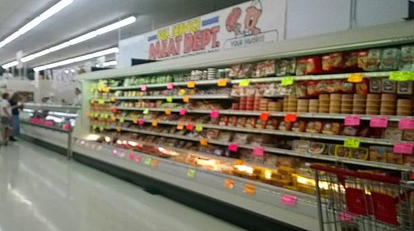 Meat department.