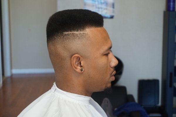 High Top Fade w/ Part.