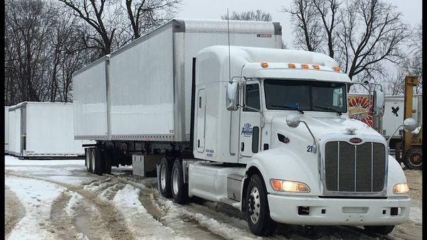 Does your freight require a covered trailer? Look no further! We haul for both commercial and private parties. 53' dry vans also available.