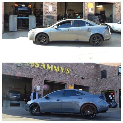 Pontiac G6 on 22" White Diamonds