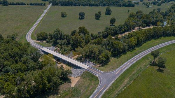 Bridge #190 over Fourteenmile Creek, Cherokee County OK