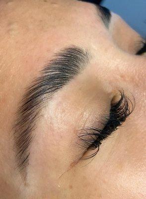 Brow lamination