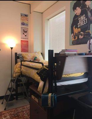 Dorm room.