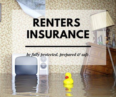 Do you know we provide renters insurance as well? Call us and some of our agents will be more than happy to help you!