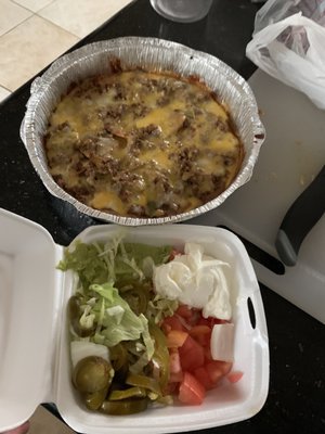 Nacho with toppings