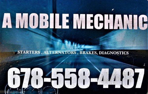 We offer mobile mechanic service. We will come to you at home or work.