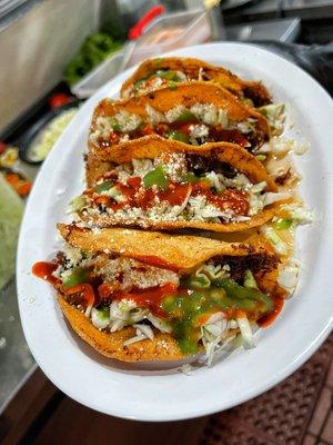 Tacos Dorados estilo "Janny"