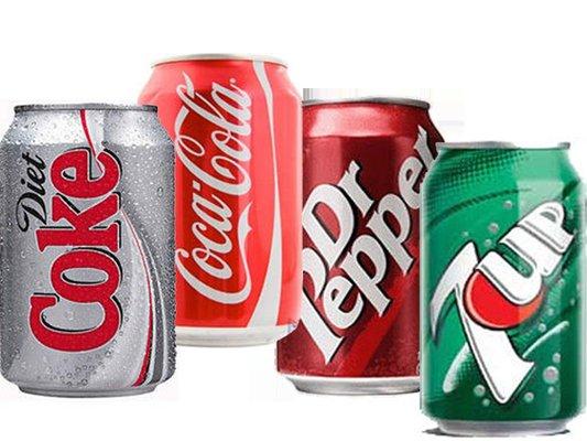 We carry a wide variety of sodas. Coke, Diet Coke, Pepsi, 7UP, Dr. Pepper,Squirt and more.