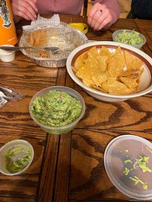 Homemade chips & Guac