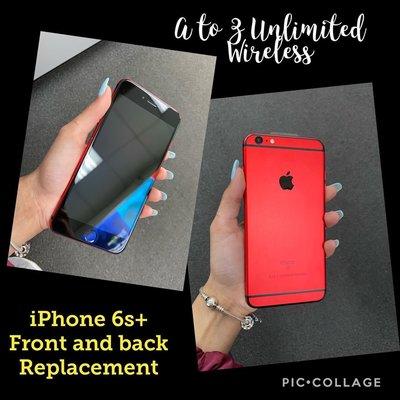 Front and back replacement. Available for ALL iphone Models