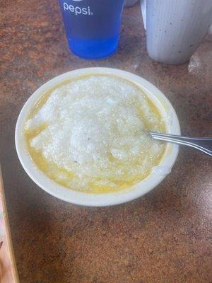 Perfectly cooked grits