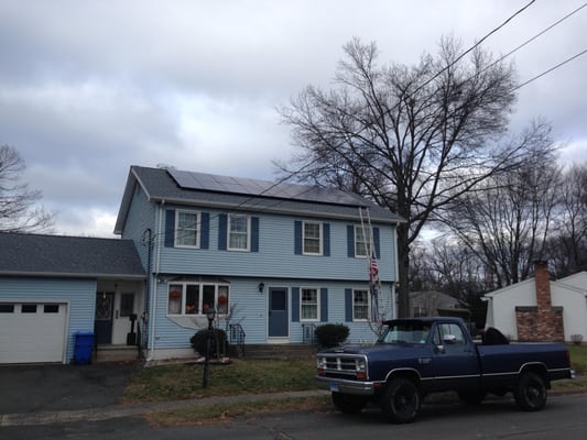 4.68 kW Solar PV System in Plainville.