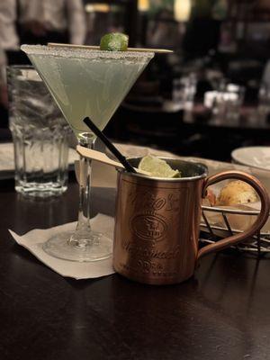 Stormy Night Martini & Moscow Mule