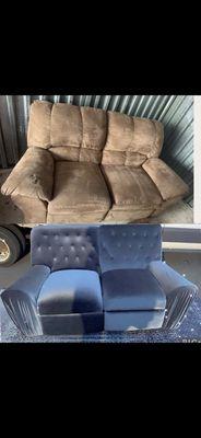 Reupholstered recliner!