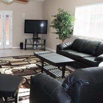 This is our living room of our treatment facility