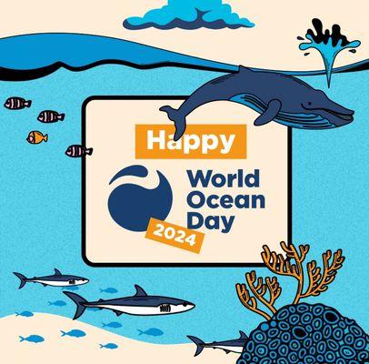 Happy World Ocean Day! Be kind to the ocean...