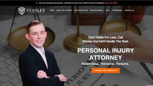 Stanley Injury Law:
 
 Relentless
 Reliable
 Results