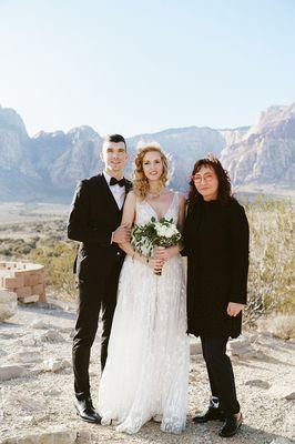 Red Rock Canyon wedding!