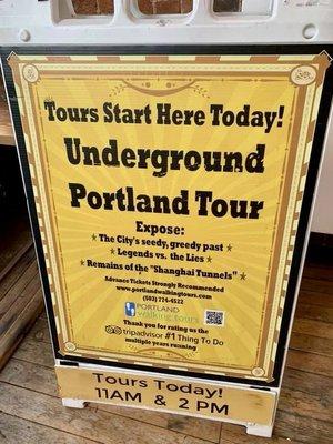 07.01.24 Underground Portland Tour - Shanghai Tunnels, where we learned the term "shanghai'ed" [5/25/19]