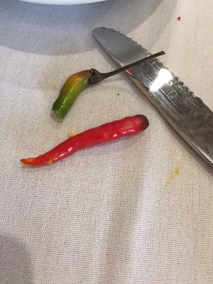 These little peppers are so hot!