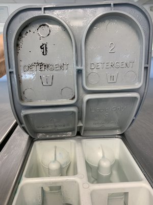 Moldy product dispensers.