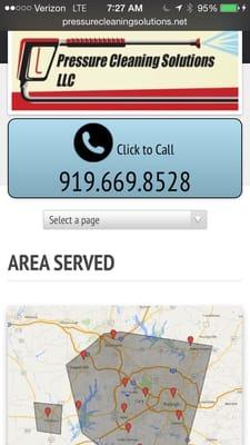 Now serving Wake, Johnston, Chatham, Harnett Counties! Text for a response within the hour.