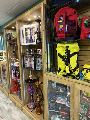 Hookah display, cookie bags and more..