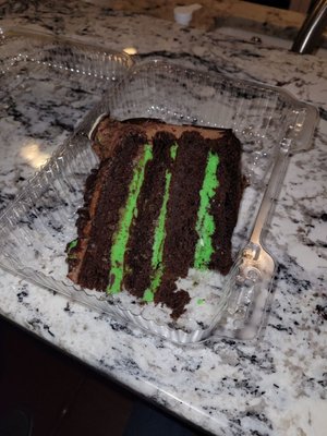 Choc mint cake