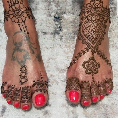 #feethenna #beautifulhenna