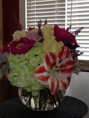 Beautiful flowers sent by my husband on my birthday!