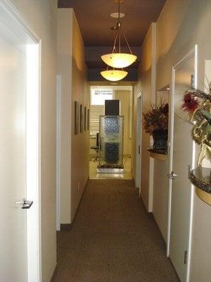 Hallway to back office