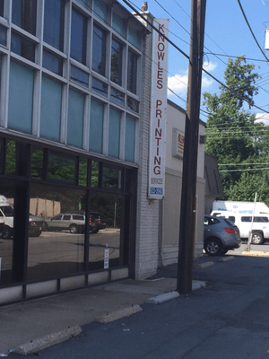 Front parking lot and building