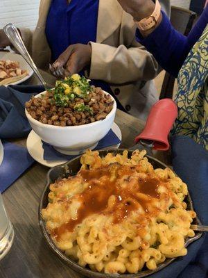 Nashville Mac & Fried Black Eyed Peas