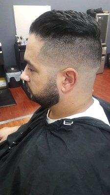 Fade and beard by Brenda