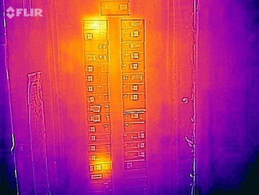 Thermal imaging report shows two bad breakers!