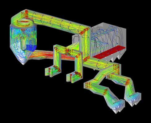 CFD modeling for improved pollution control.