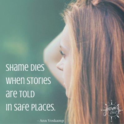 Providing a safe place to share your story.