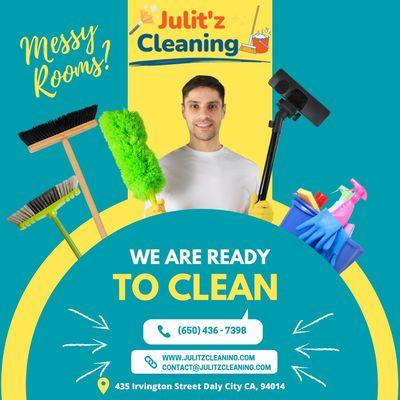 Messy Rooms?  Julitz Cleaning Professional Cleaning Service, We are Ready to Clean,  we have Trusted Staff
https://julitzcleaning.com