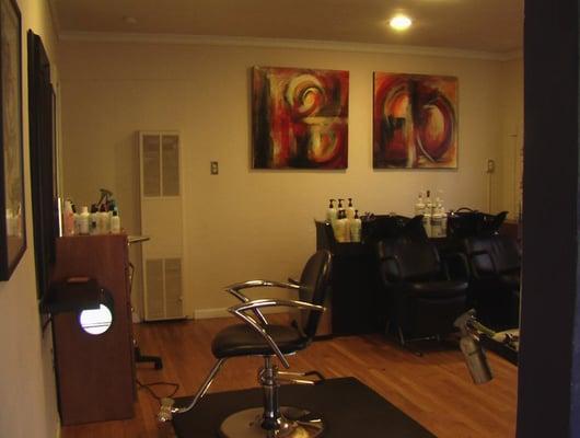 Front stylist room