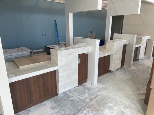 Commercial casework and countertops