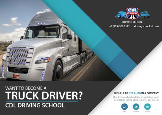 Truck Driving School Brooklyn http://drivingschoolcdl.com/