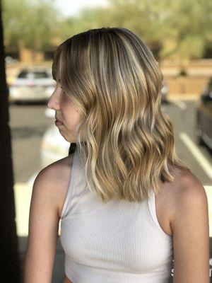 Low maintenance balayage