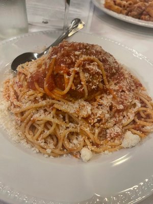 Spaghetti & meatballs