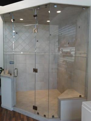 Frameless Shower