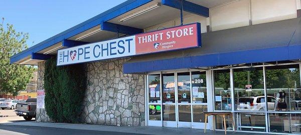 Community Hospice Hope Chest Thrift Store in Manteca is pictured in June of 2020.