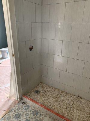 Tile work