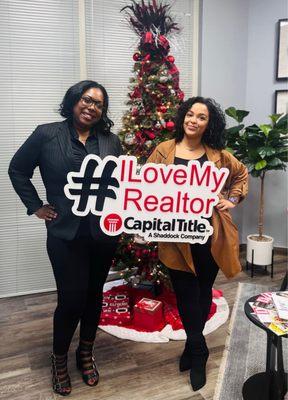 My amazing realtor and I!